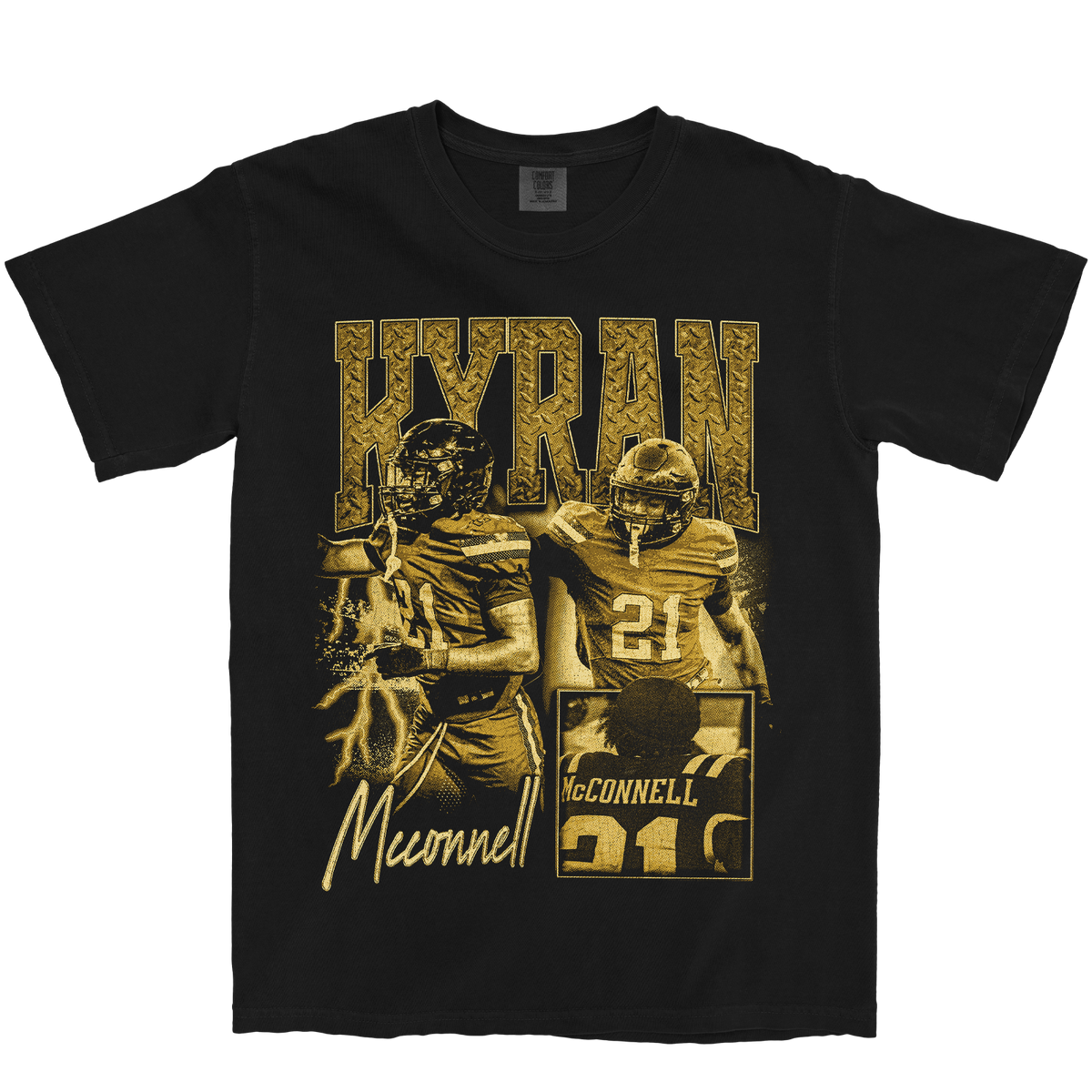 KYRAN MCCONNELL GRAPHIC BLACK TEE