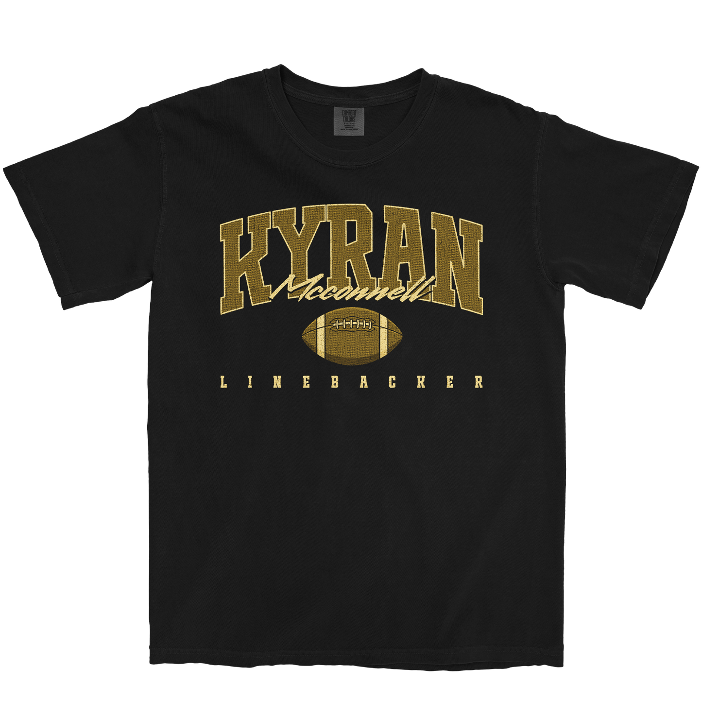 KYRAN MCCONNELL RETRO BLACK TEE