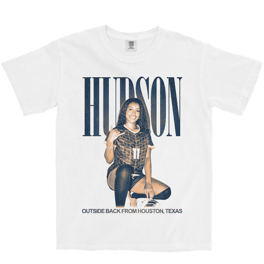 KIALIE HUDSON VINTAGE WHITE TEE