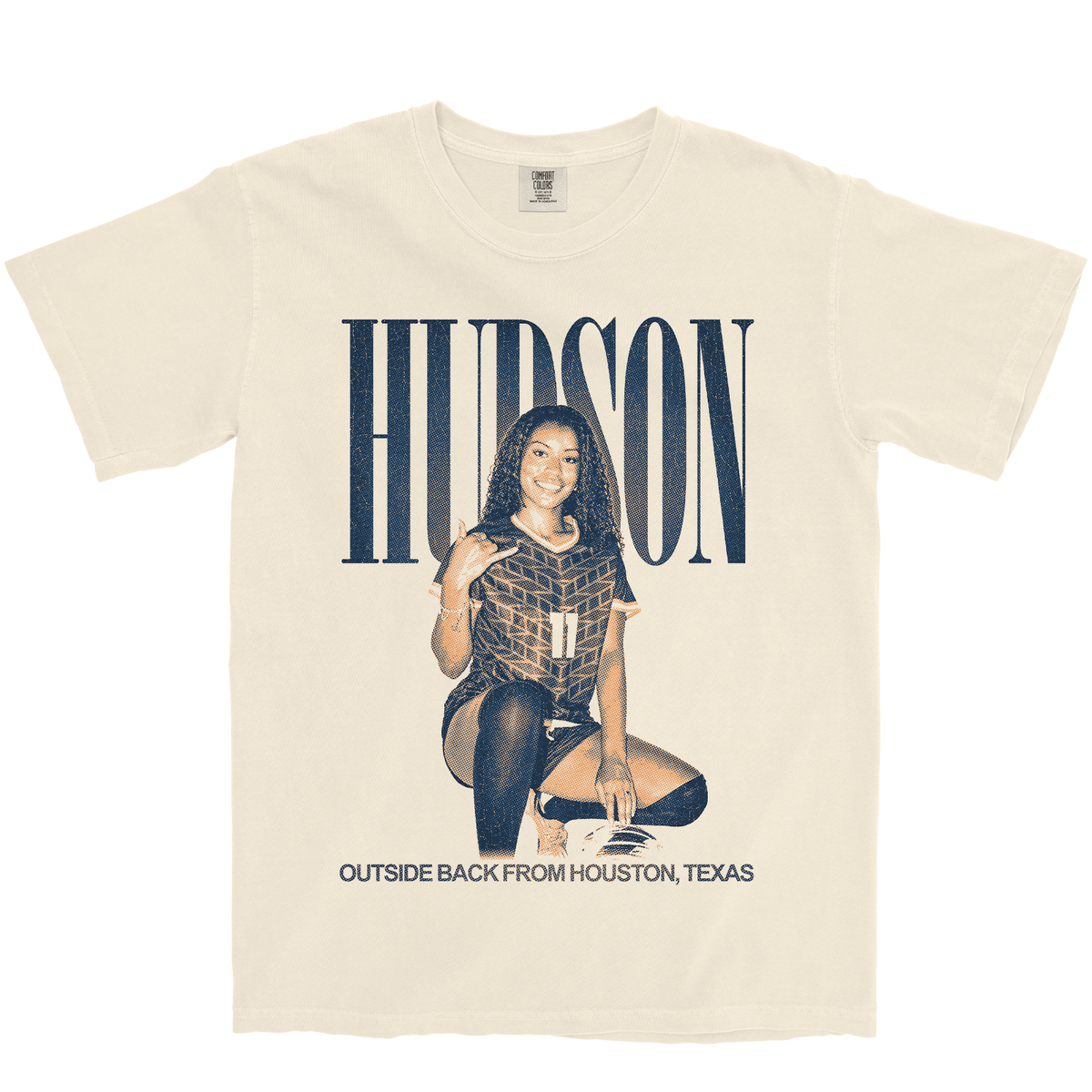 KIALIE HUDSON VINTAGE IVORY TEE