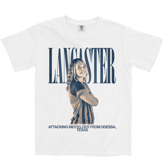 HAYLEE LANCASTER VINTAGE WHITE TEE