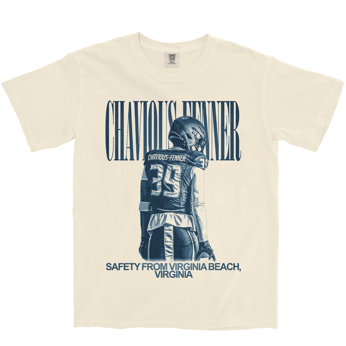 MARTREZ CHAVIOUS-FENNER VINTAGE IVORY TEE