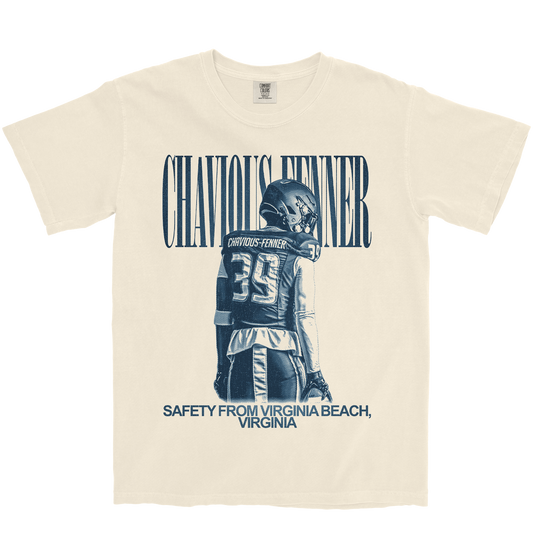 MARTREZ CHAVIOUS-FENNER VINTAGE IVORY TEE