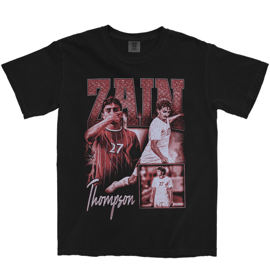 ZAIN THOMPSON GRAPHIC BLACK TEE