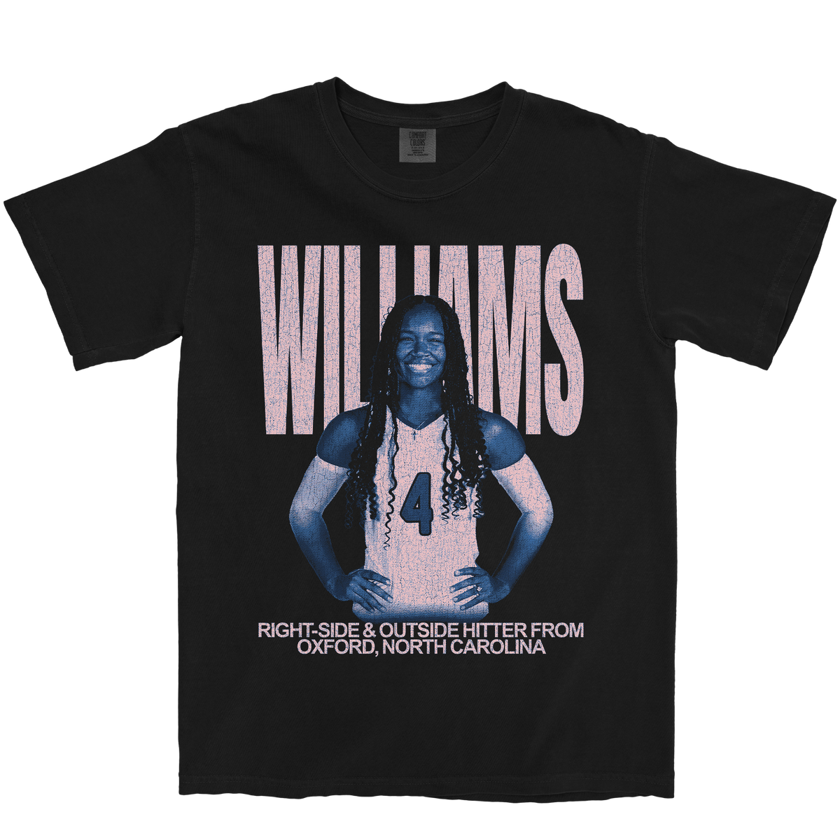 COURTNEY WILLIAMS VINTAGE BLACK TEE