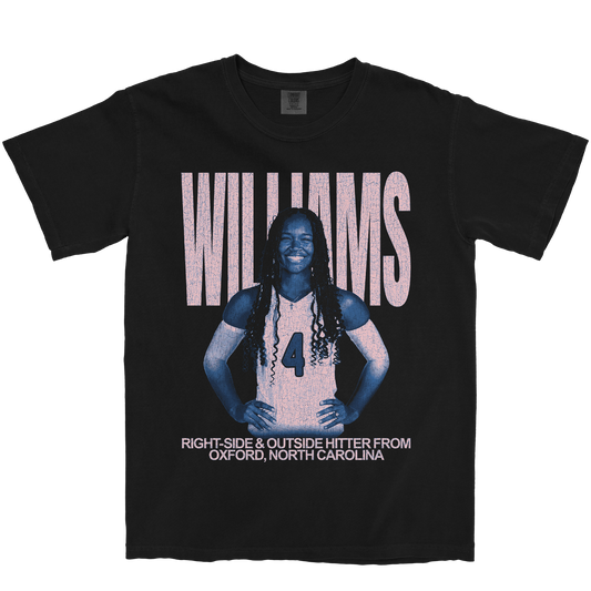 COURTNEY WILLIAMS VINTAGE BLACK TEE
