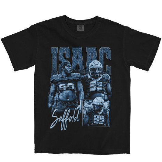 ISAAC SAFFOLD GRAPHIC BLACK TEE