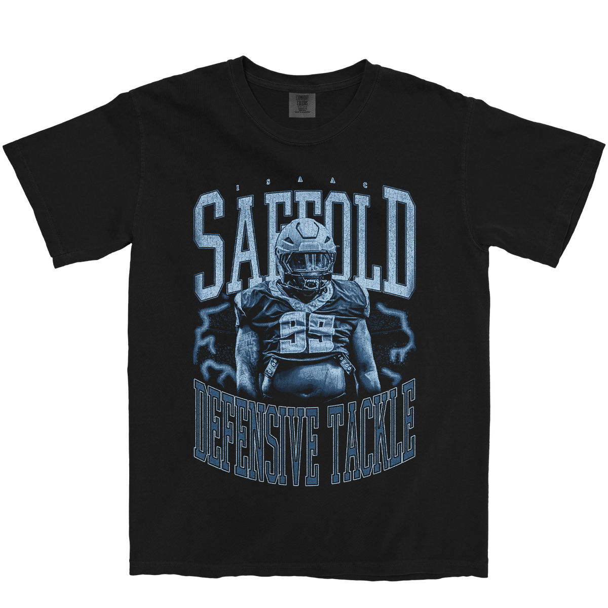 ISAAC SAFFOLD VINTAGE BLACK TEE