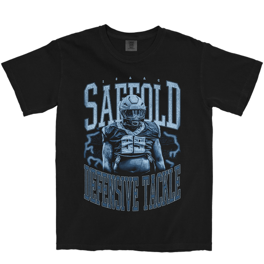 ISAAC SAFFOLD VINTAGE BLACK TEE