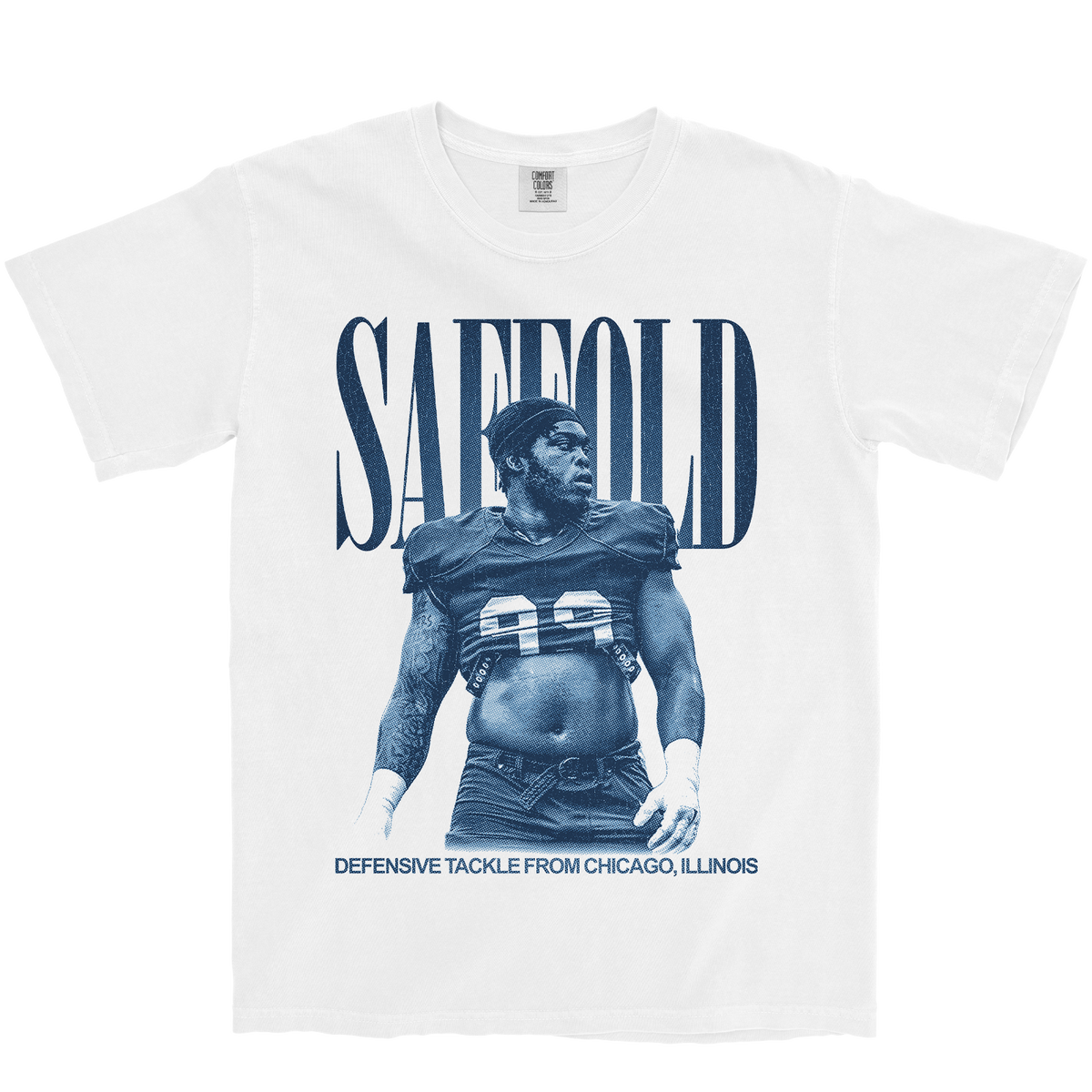 ISAAC SAFFOLD VINTAGE WHITE TEE