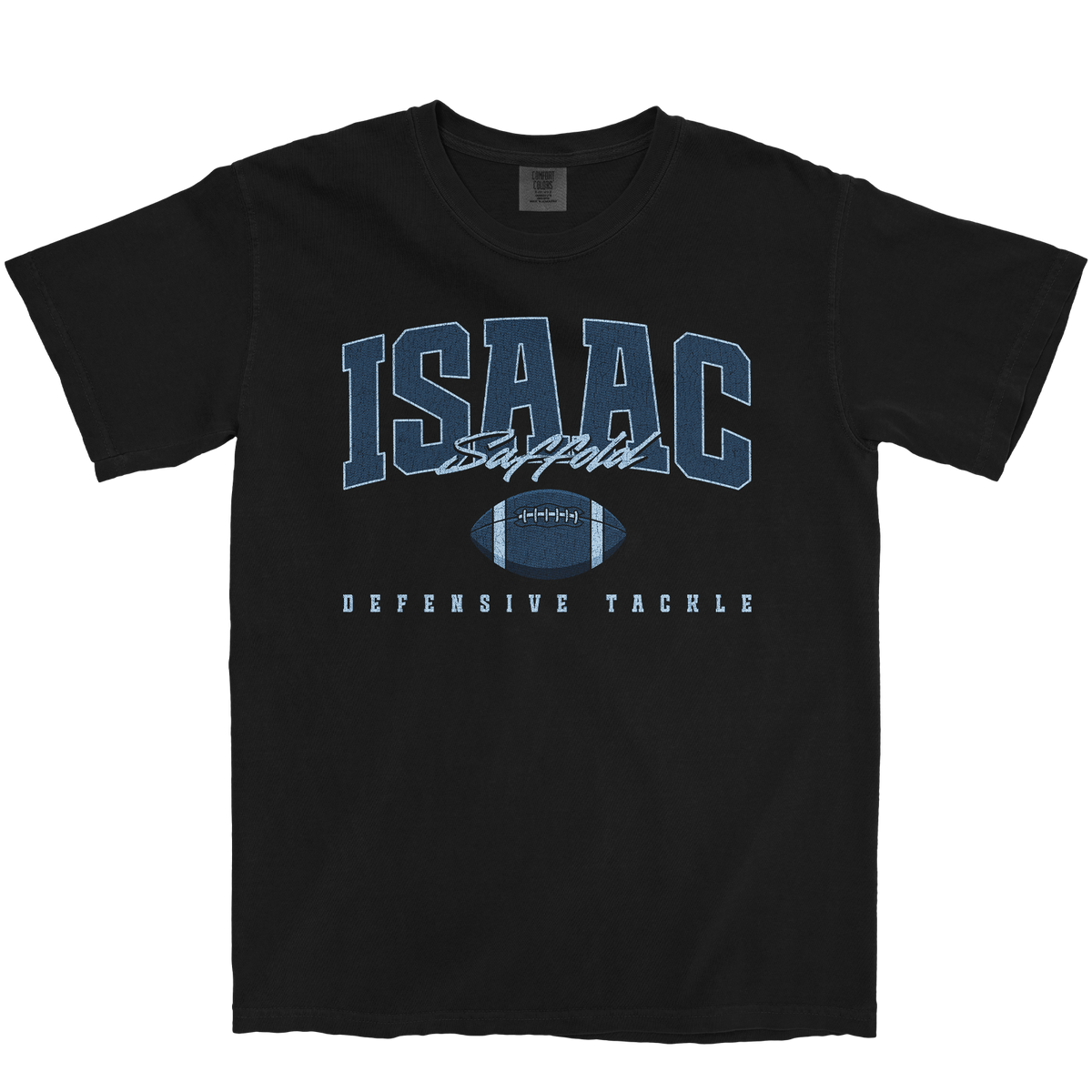 ISAAC SAFFOLD RETRO BLACK TEE