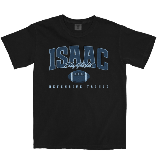 ISAAC SAFFOLD RETRO BLACK TEE