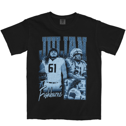 JULIAN FISHBURNE GRAPHIC BLACK TEE