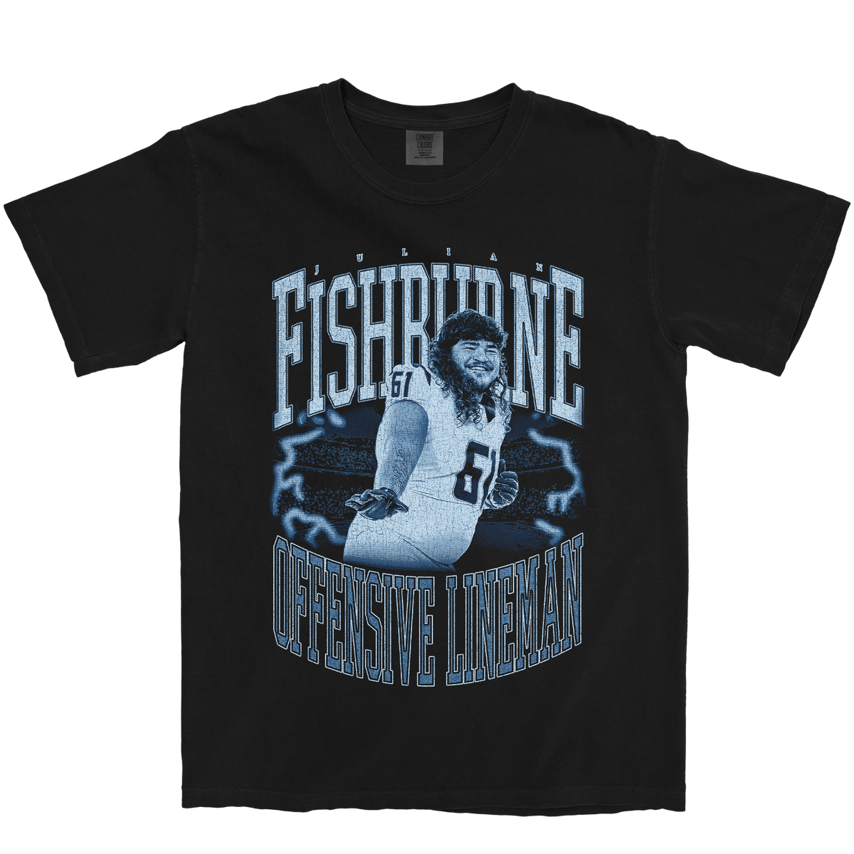 JULIAN FISHBURNE VINTAGE BLACK TEE