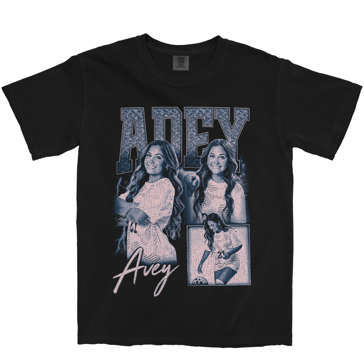ADEY AVEY GRAPHIC BLACK TEE