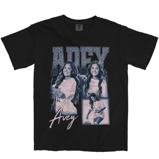 ADEY AVEY GRAPHIC BLACK TEE