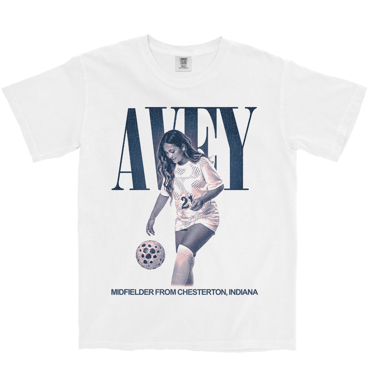 ADEY AVEY VINTAGE WHITE TEE