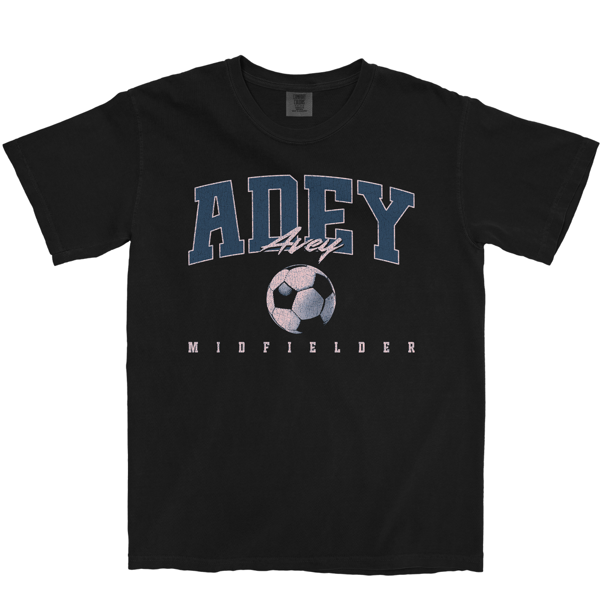 ADEY AVEY RETRO BLACK TEE