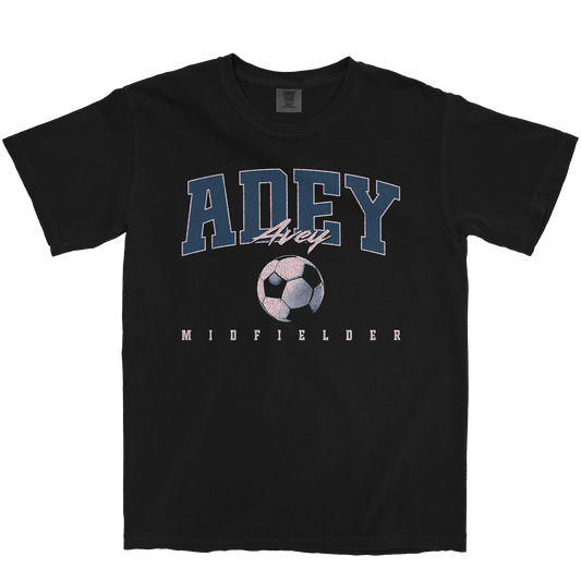 ADEY AVEY RETRO BLACK TEE