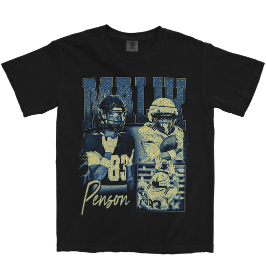 MALIK PENSON GRAPHIC BLACK TEE