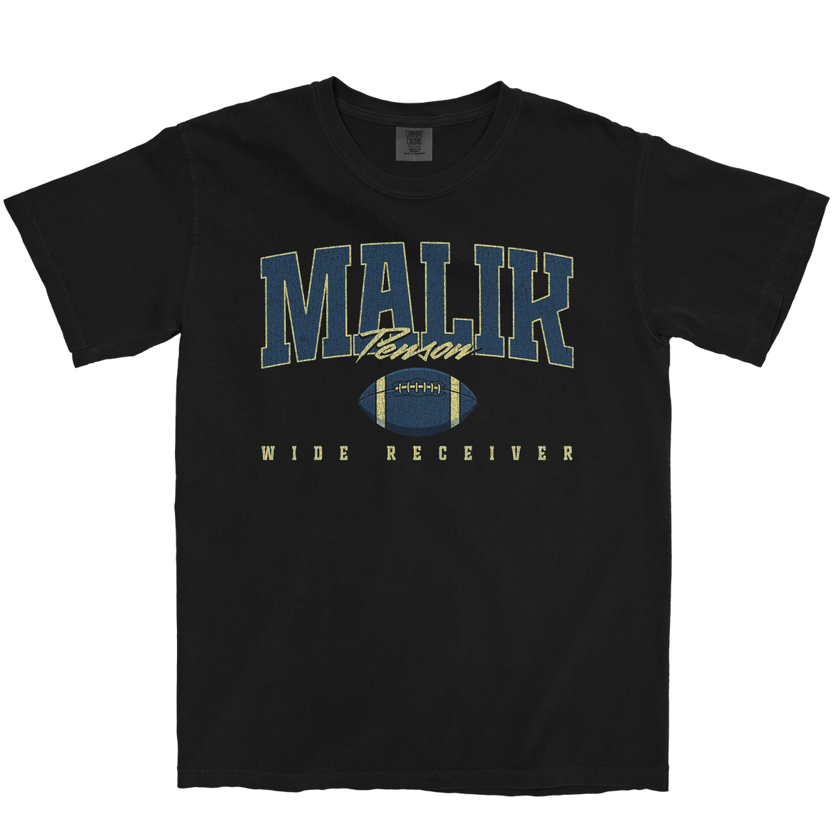 MALIK PENSON RETRO BLACK TEE