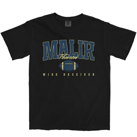 MALIK PENSON RETRO BLACK TEE