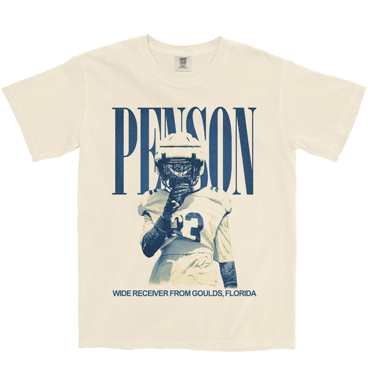 MALIK PENSON VINTAGE IVORY TEE