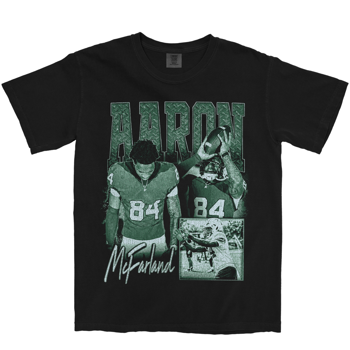 AARON MCFARLAND GRAPHIC BLACK TEE