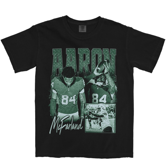 AARON MCFARLAND GRAPHIC BLACK TEE