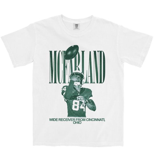 AARON MCFARLAND VINTAGE WHITE TEE