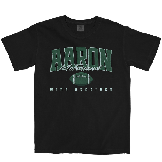 AARON MCFARLAND RETRO BLACK TEE