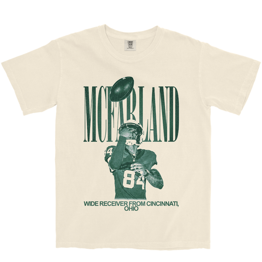 AARON MCFARLAND VINTAGE IVORY TEE