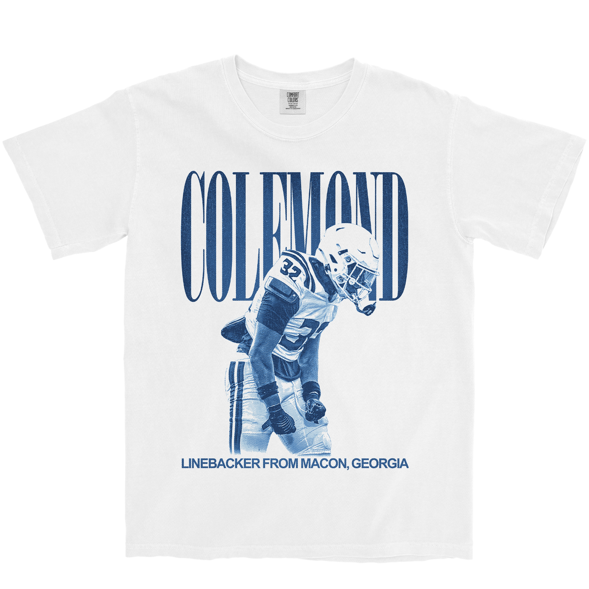 COURTAVIOUS COLEMOND VINTAGE WHITE TEE