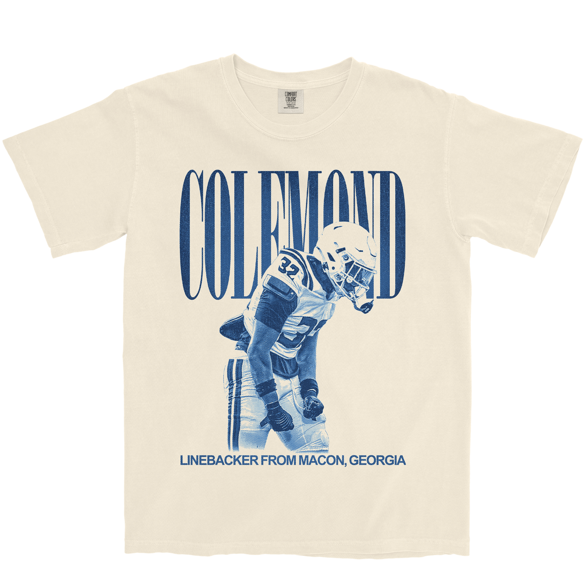 COURTAVIOUS COLEMOND VINTAGE IVORY TEE