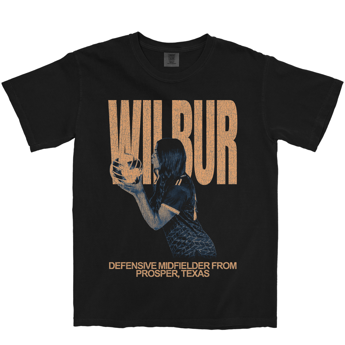 GIANNA WILBUR VINTAGE BLACK TEE