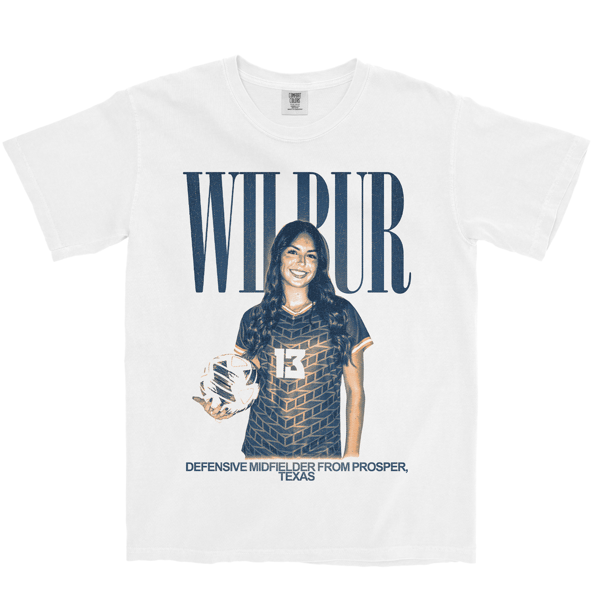 GIANNA WILBUR VINTAGE WHITE TEE