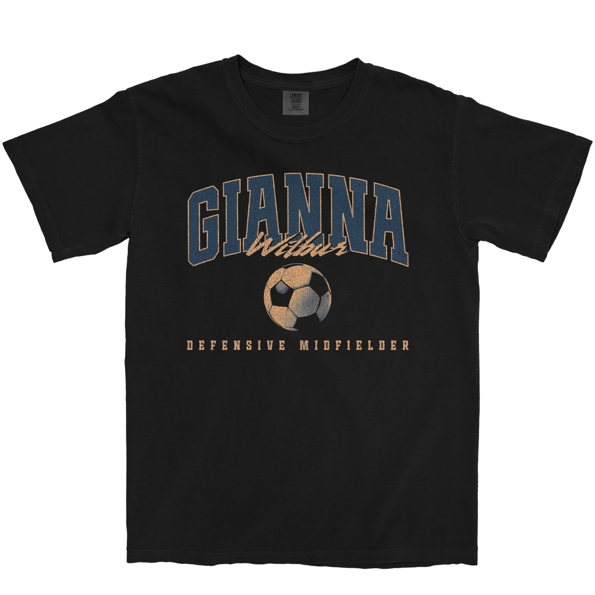 GIANNA WILBUR RETRO BLACK TEE