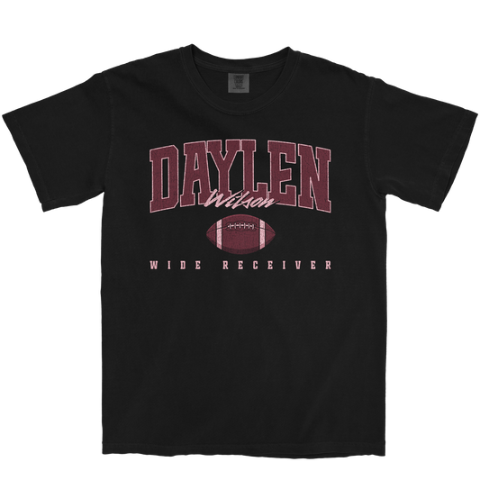 DAYLEN WILSON RETRO BLACK TEE