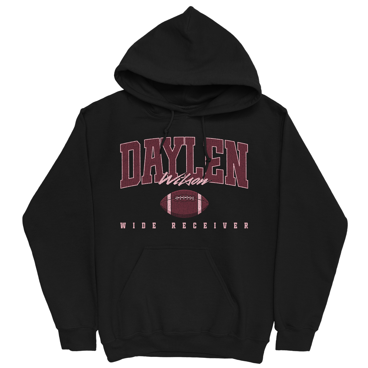 DAYLEN WILSON RETRO BLACK HOODIE