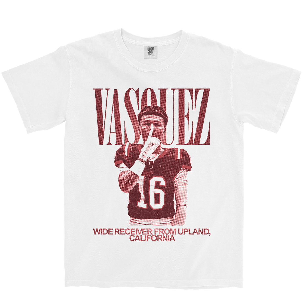 ELIJAH VASQUEZ VINTAGE WHITE TEE
