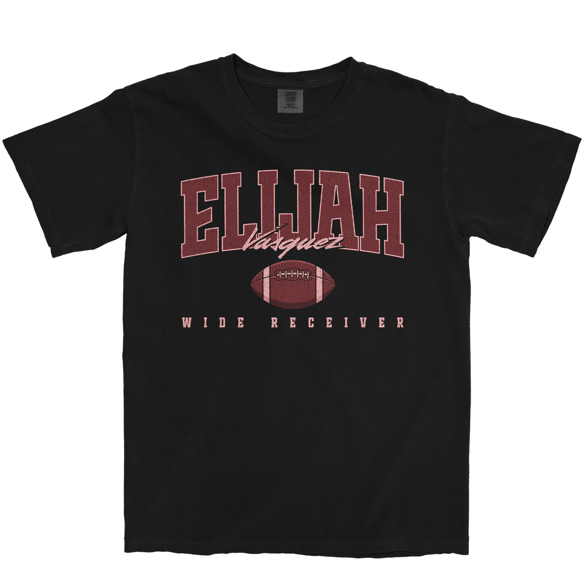 ELIJAH VASQUEZ RETRO BLACK TEE