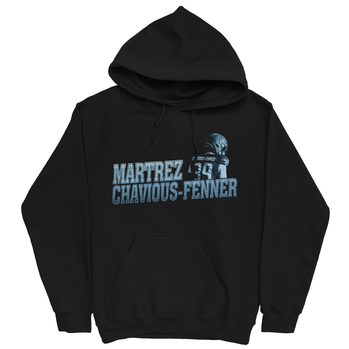MARTREZ CHAVIOUS-FENNER VINTAGE BLACK HOODIE