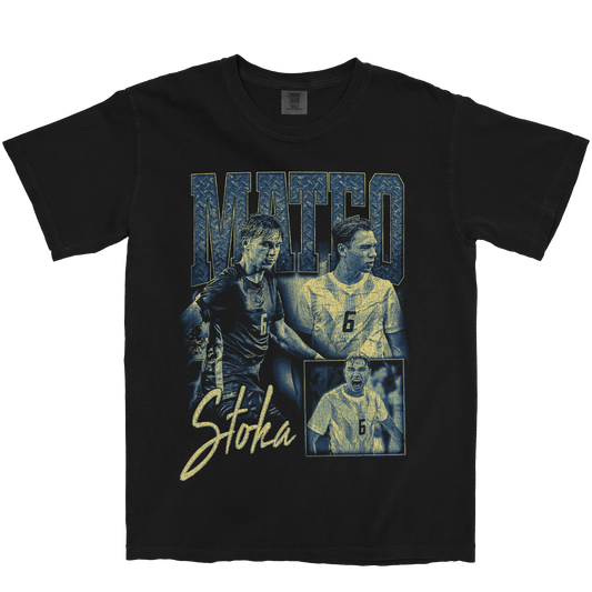MATEO STOKA GRAPHIC BLACK TEE