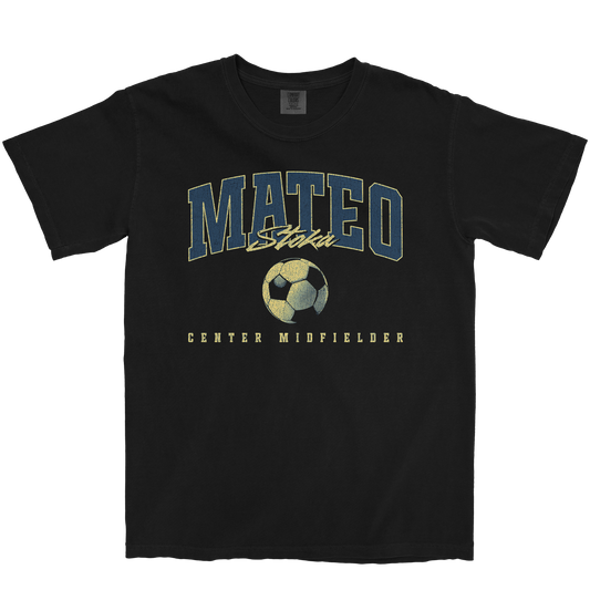 MATEO STOKA RETRO BLACK TEE
