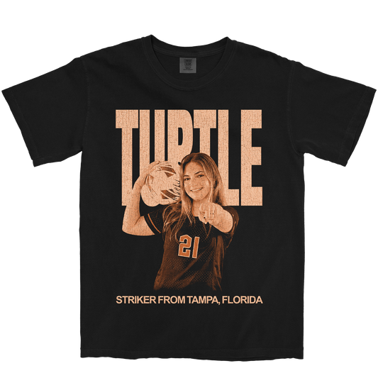 MIA TURTLE VINTAGE BLACK TEE