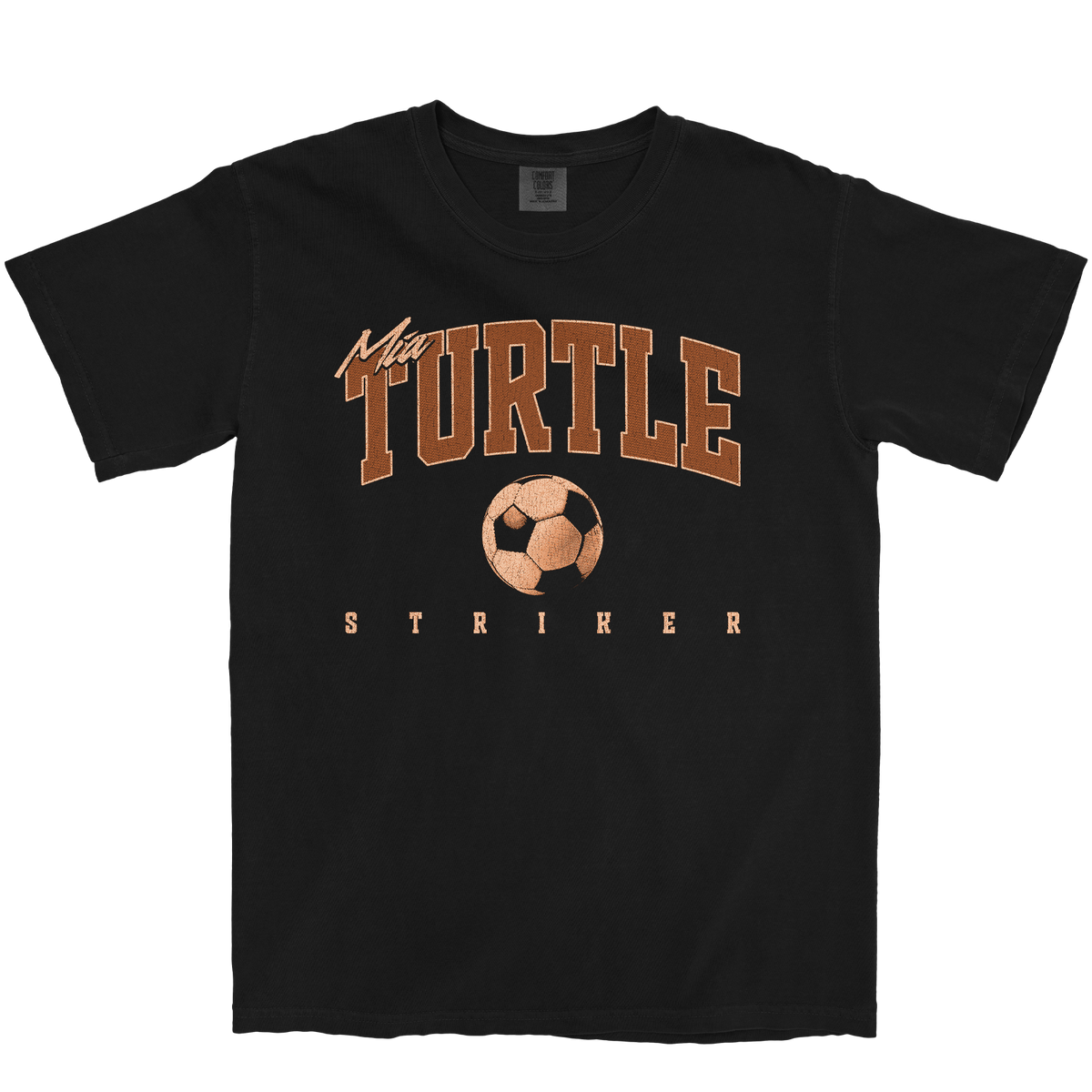 MIA TURTLE RETRO BLACK TEE