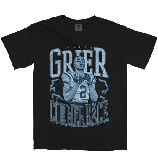 ISAIAH GRIER VINTAGE BLACK TEE
