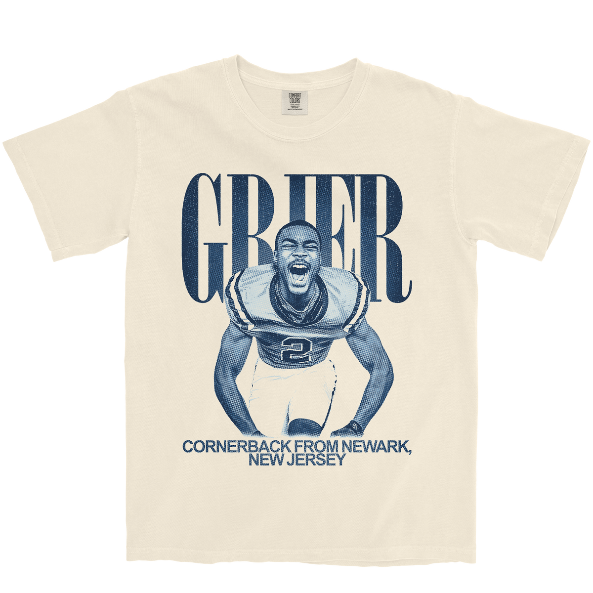 ISAIAH GRIER VINTAGE IVORY TEE