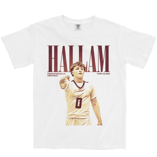 JACKSON HALLAM VINTAGE WHITE TEE