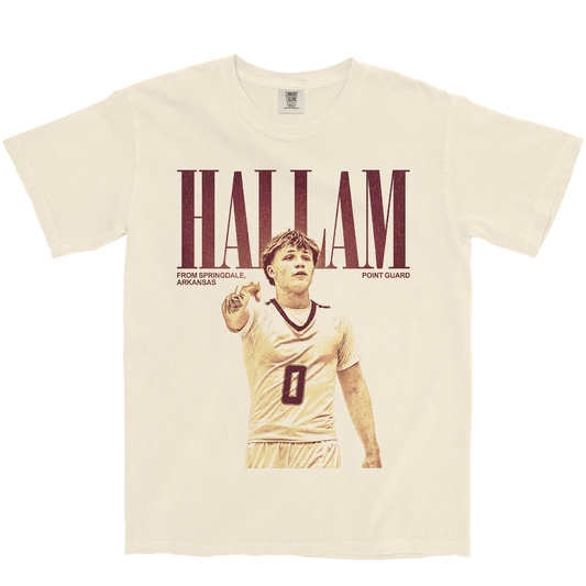 JACKSON HALLAM VINTAGE IVORY TEE